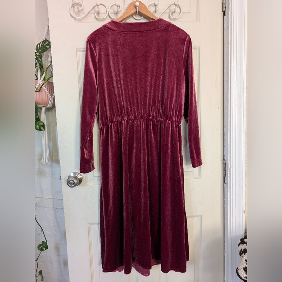 a new day Velvet Long Sleeve Dress XL - Picture 6 of 7